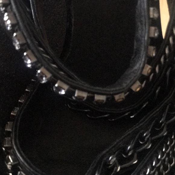 Black leather sandals - Picture 13 of 15